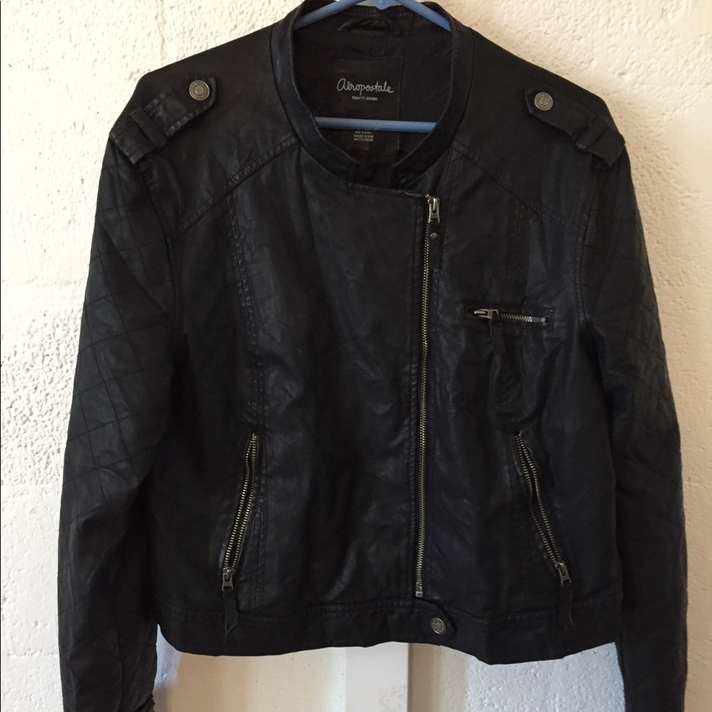 Aeropostale Faux Leather Jacket